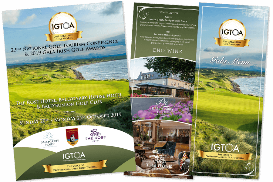 IGTOA Gala Booklet and Menu